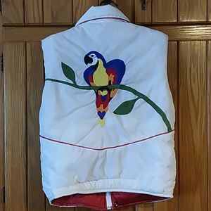 VINTAGE Compass Point Puffer Vest-Small